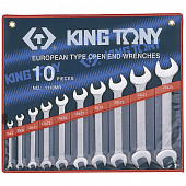 Набор рожковых ключей, 6-28 мм, 10 предметов KING TONY 1110MR