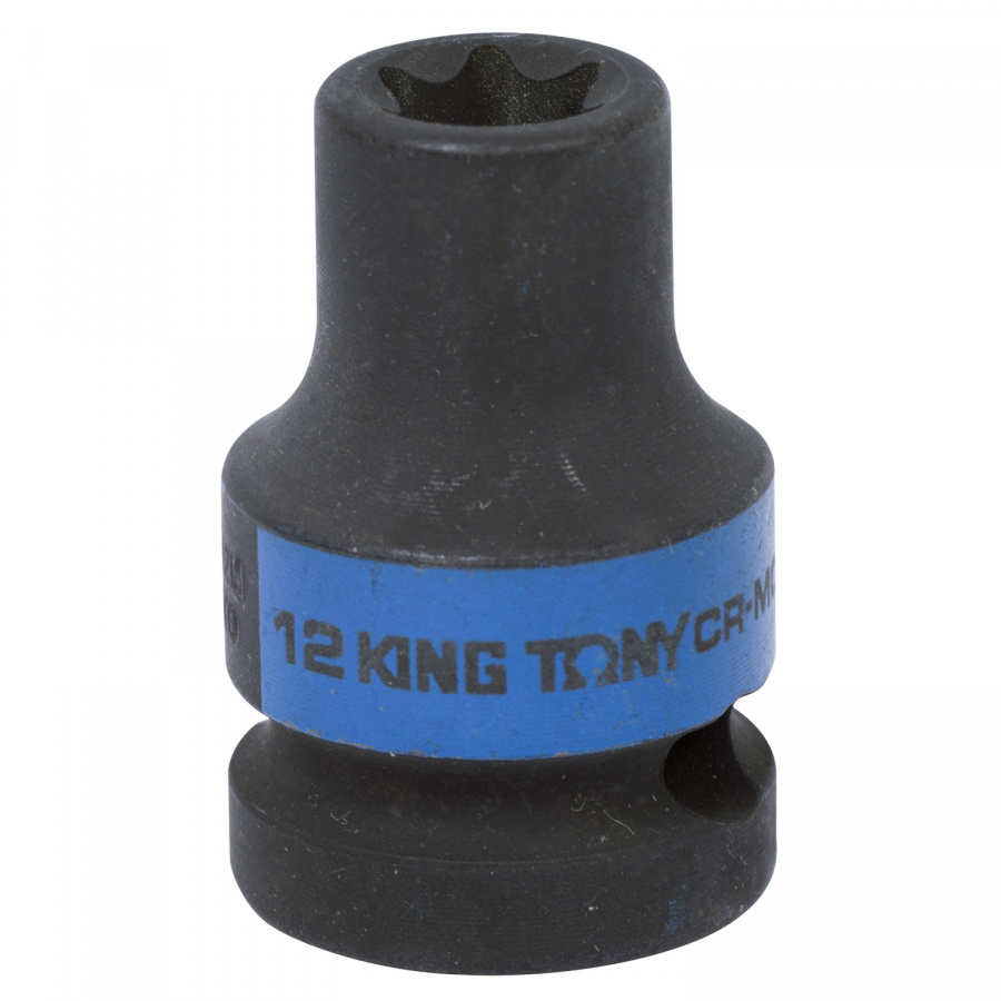 Головка торцевая ударная TORX Е-стандарт 1/2", E12, L = 38 мм KING TONY 457512M