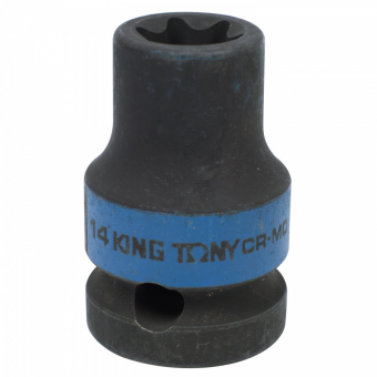Головка торцевая ударная TORX Е-стандарт 1/2", E14, L = 38 мм KING TONY 457514M