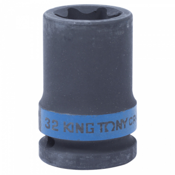 Головка торцевая ударная TORX Е-стандарт 3/4", E32, L = 56 мм KING TONY 657532M