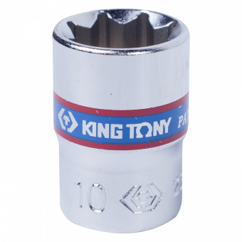 Головка торцевая восьмигранная 1/4", 10 мм KING TONY 231010M