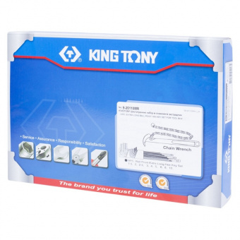 Набор шестигранников Г-образных и съемник масляных фильтров, ложемент, 10 предметов KING TONY 9-20110MR