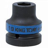 Головка торцевая ударная шестигранная 1", 19 мм KING TONY 853519M
