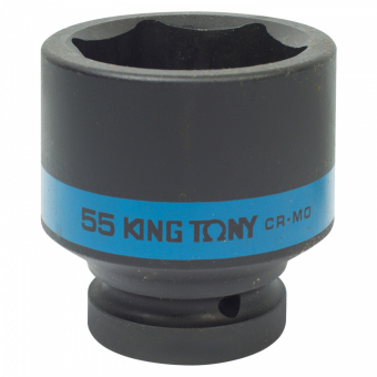 Головка торцевая ударная шестигранная 1", 55 мм KING TONY 853555M