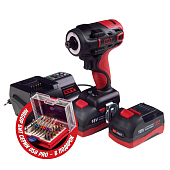 Аккумуляторный шуруповерт 18 В, 4 предмета, кейс, в комплекте набор бит MIGHTY SEVEN DS-201AP