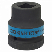 Головка торцевая ударная четырехгранная 1", 20 мм, футорочная KING TONY 851420M