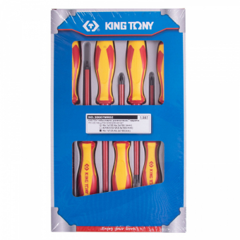 Набор отверток, диэлектрические, 7 предметов KING TONY 30607MR02