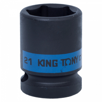 Головка торцевая ударная шестигранная 1/2", 21 мм KING TONY 453521M