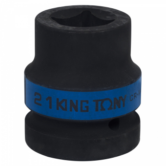 Головка торцевая ударная четырехгранная 1", 21 мм, футорочная KING TONY 851421M