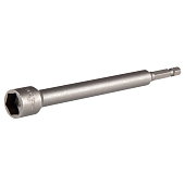 Головка для шуруповерта шестигранная 1/4", 13 мм, L = 150 мм, магнитная KING TONY 7611513M